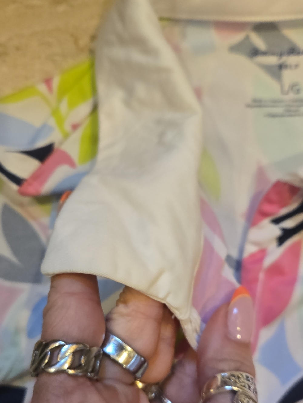 Tommy Bahama Golf Quarter-Zip Silky Collared Tank Blouse - Picture 5 of 8